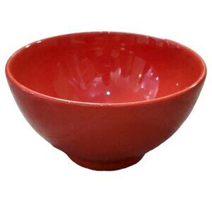 Waechtersbach Germany Red Bowl Ceramic Dish Soup Cereal 5¾"
